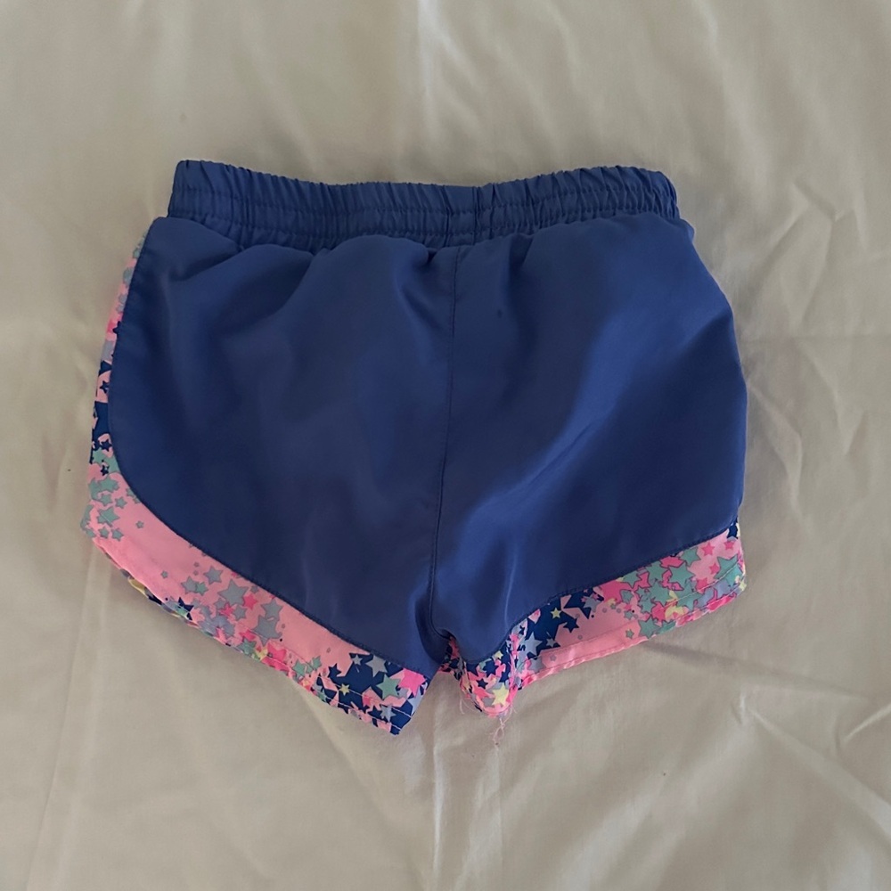 CHAMPION Running Shorts Floral Accent SIZE 12-18 MONTHS Summer Pool Play Sports - Picture 2 of 3